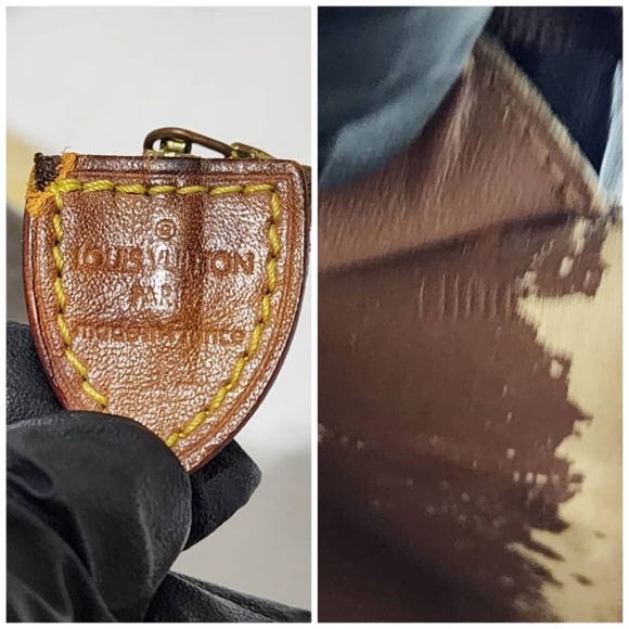 Authentic Louis Vuitton Vintage Monogram Pochette Brown - Picture 6 of 11
